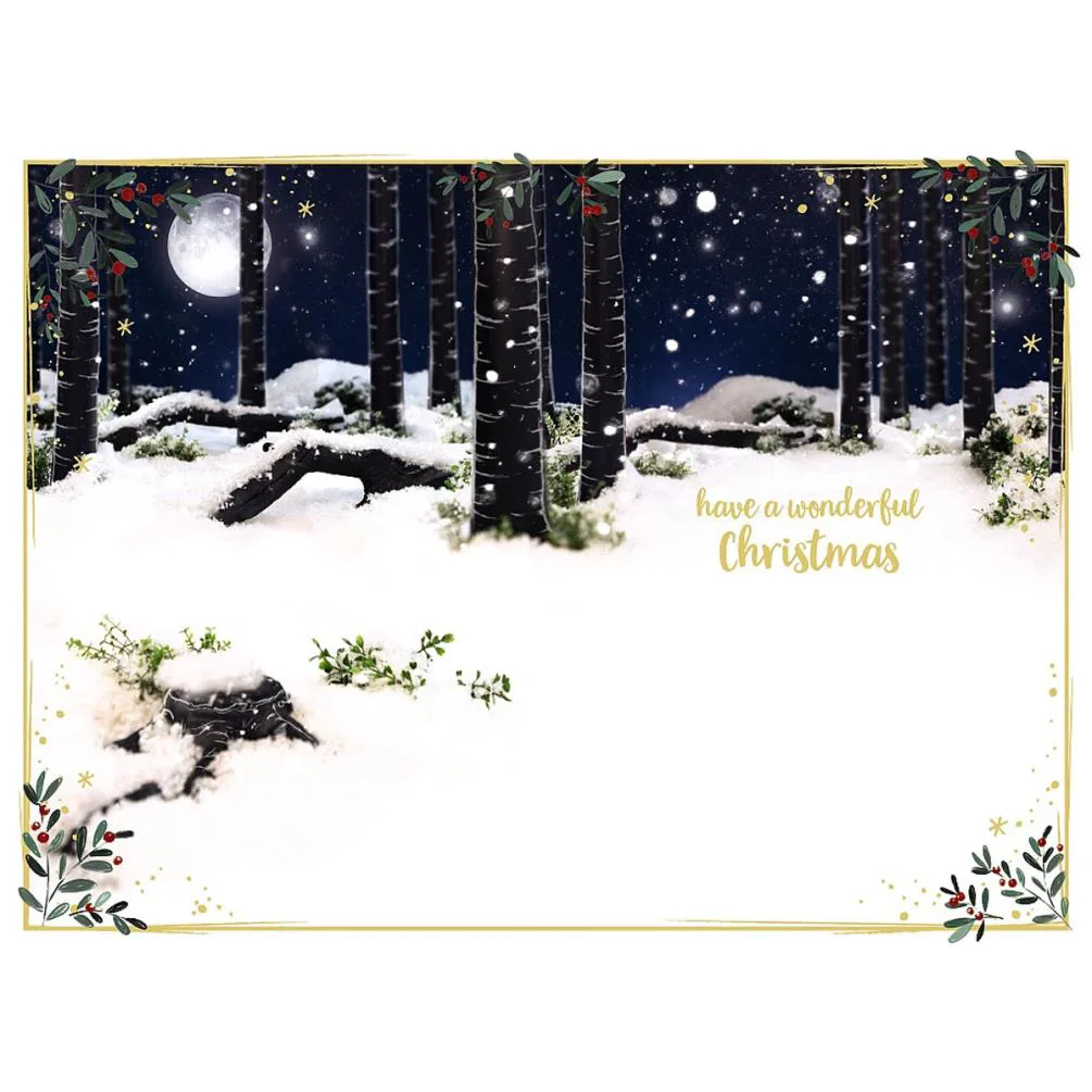 3D Holographic Dad Me to You Bear Christmas Card Extra Image 1
