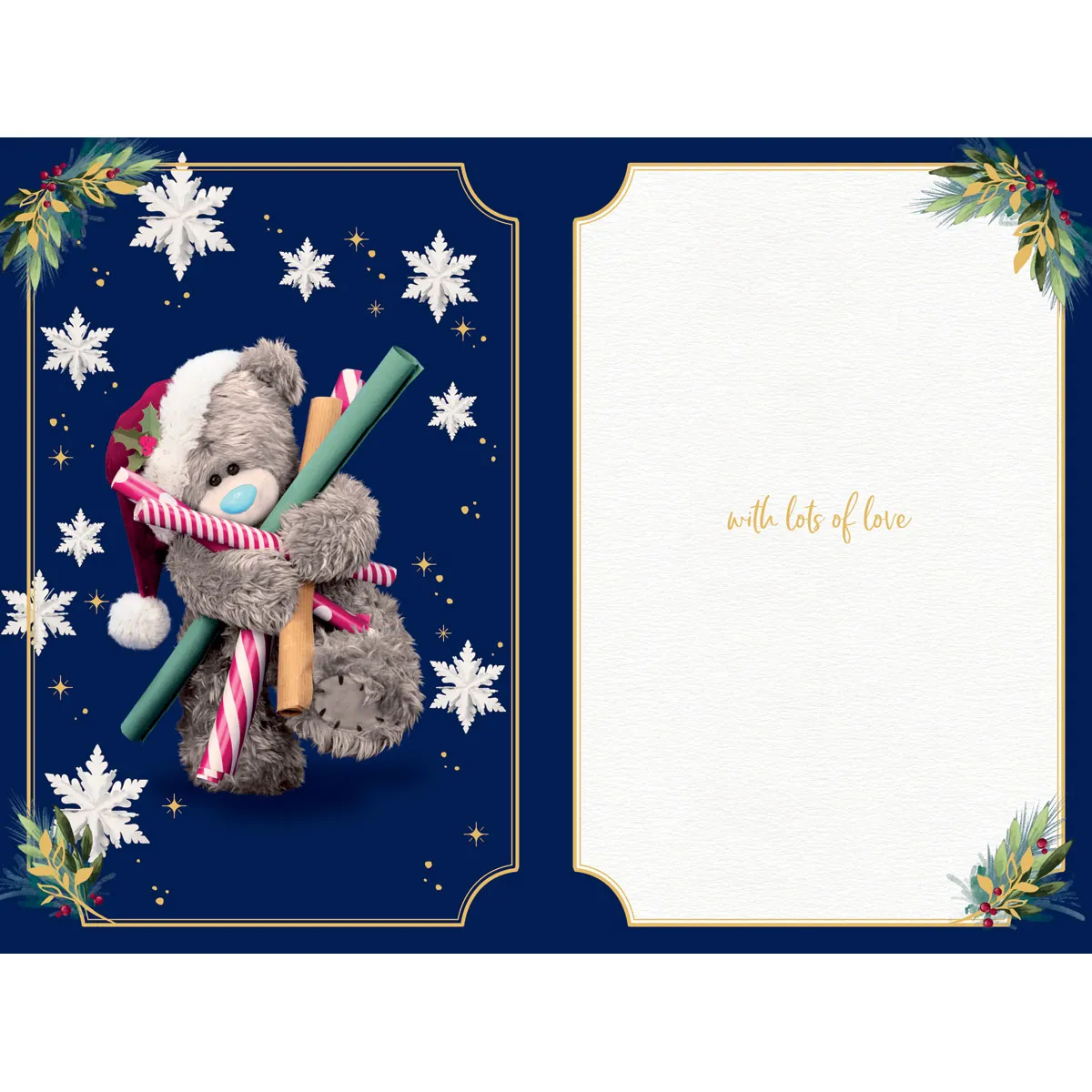 3D Holographic Wonderful Son Me to You Bear Christmas Card Extra Image 1