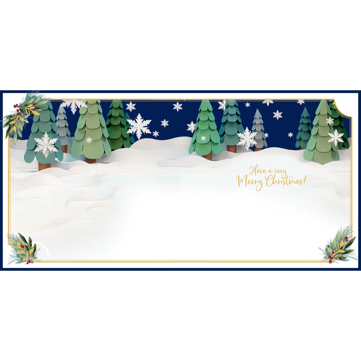 3D Holographic It's Christmas Time Me to You Bear Christmas Card Extra Image 1