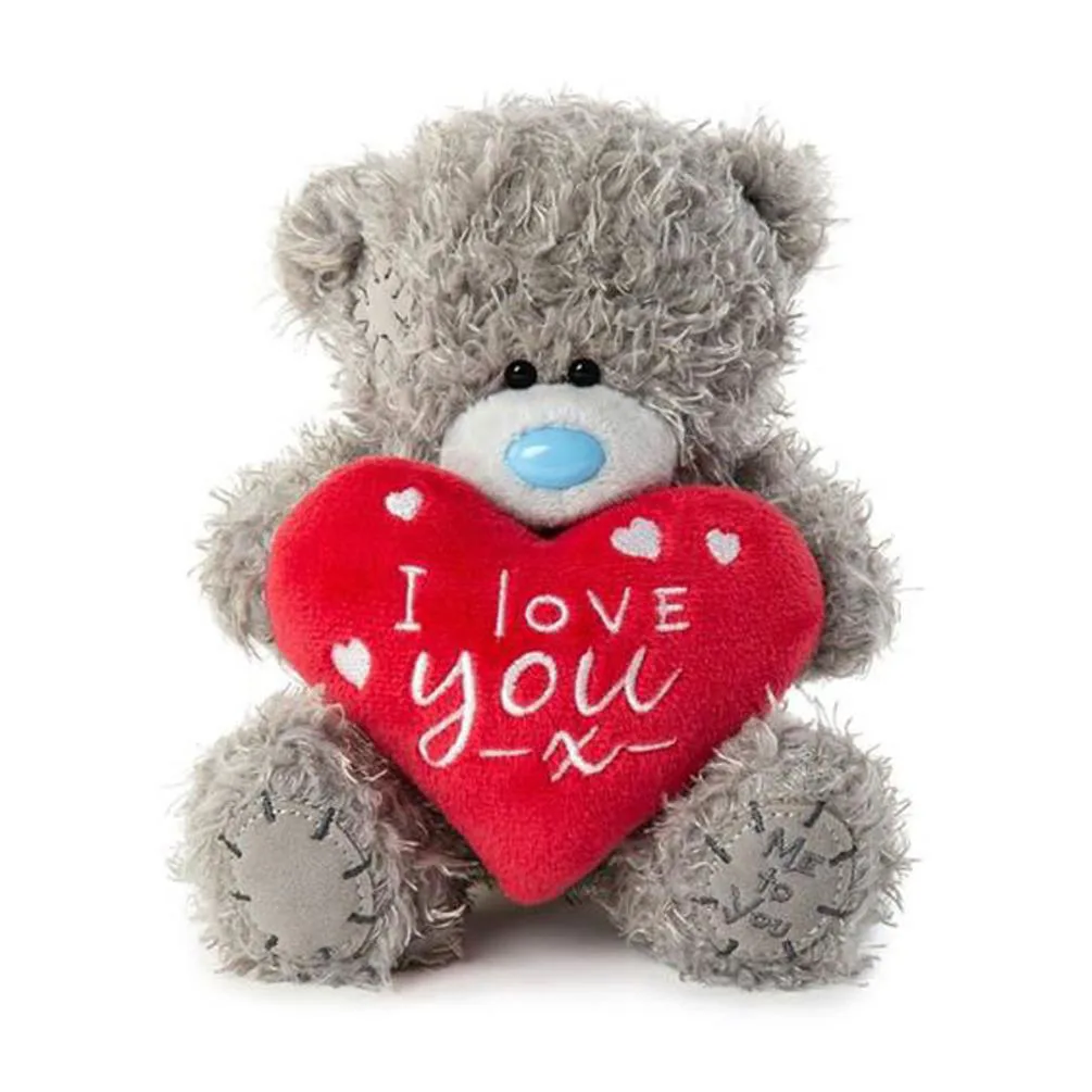 7" I Love You Padded Heart Me to You Bear Extra Image 2