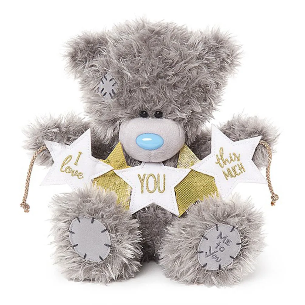 9" I Love You Bunting Me To You Bear Extra Image 2