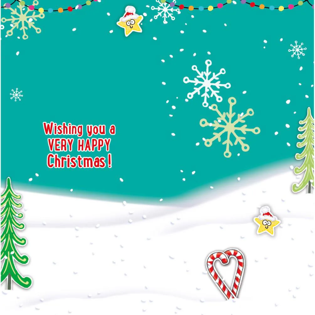 Festive Glasses My Dinky Bear Me to You Christmas Gift / Money Wallet Extra Image 1