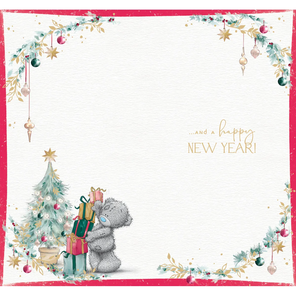 Christmas Gifts Me to You Bear Christmas Card Extra Image 1