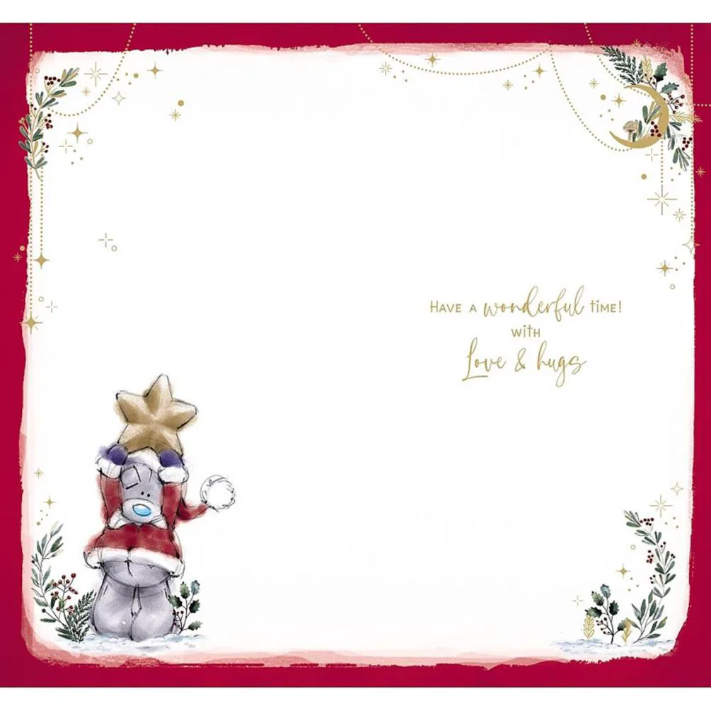 Amazing Friend Me to You Bear Christmas Card Extra Image 1