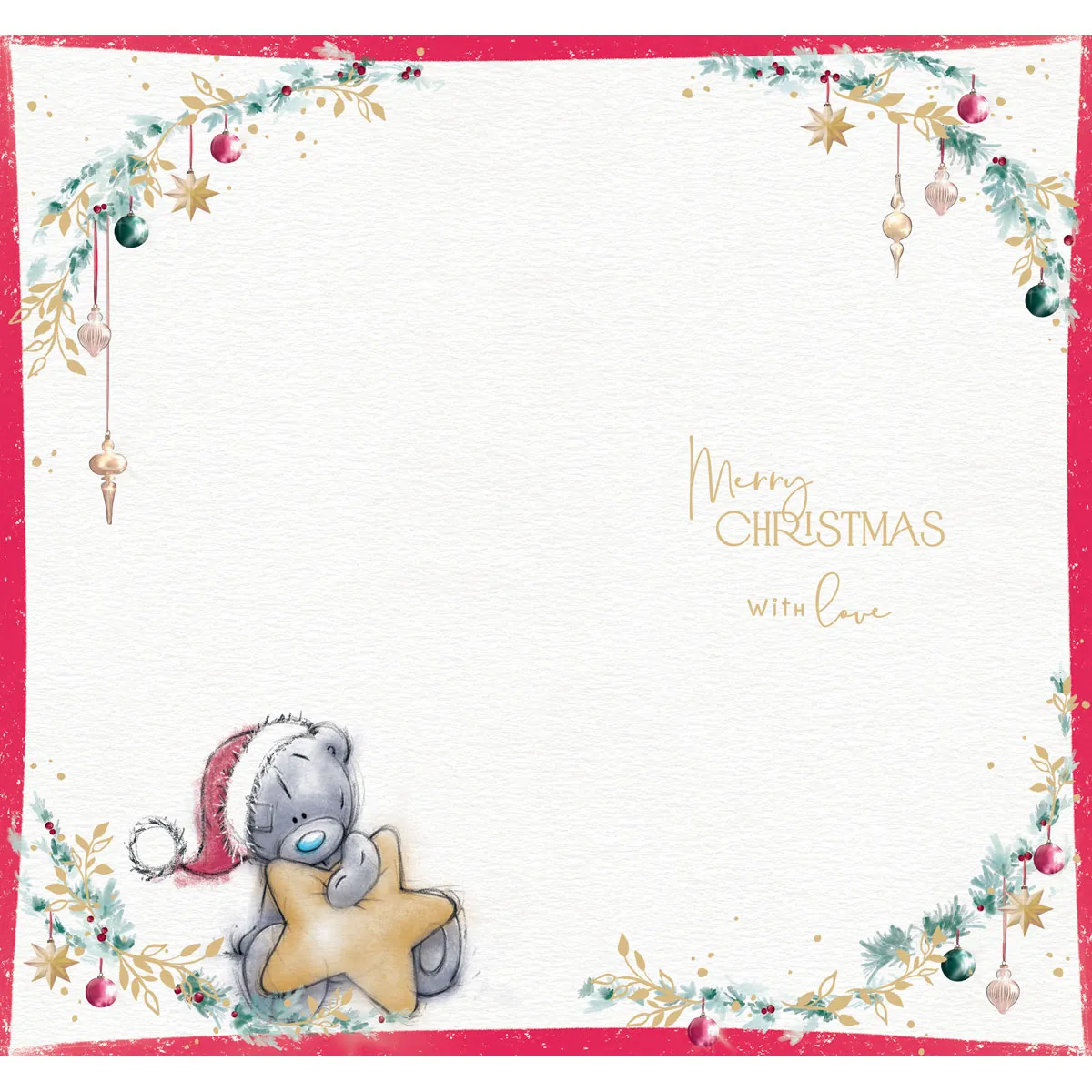 Wonderful Friend Me to You Bear Christmas Card Extra Image 1