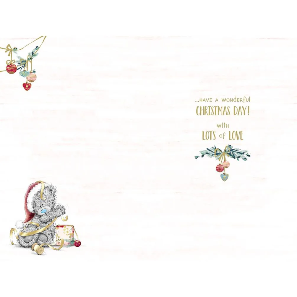 Nanny Me to You Bear Christmas Card Extra Image 1
