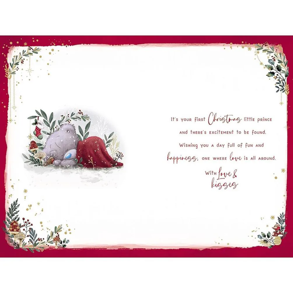 Baby Boy's 1st Christmas Me to You Bear Christmas Card Extra Image 1