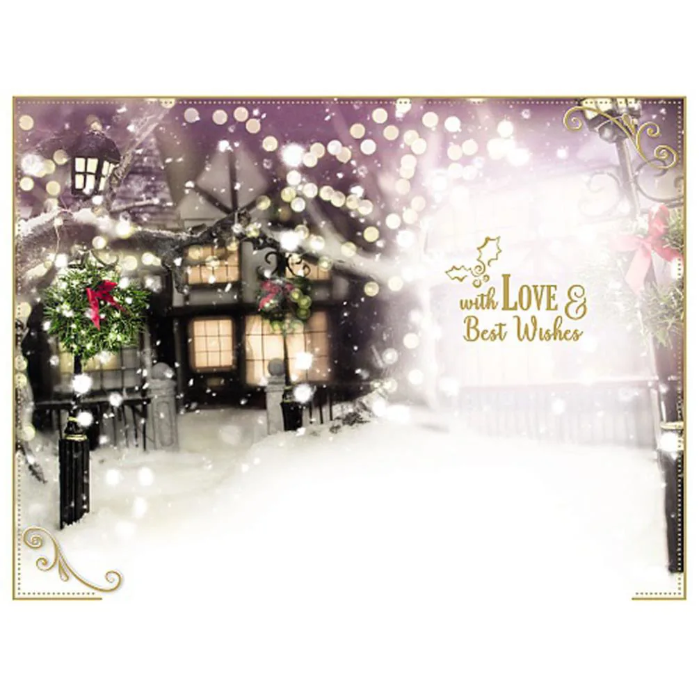 Merry Christmas Bear In Scarf Photo Finish Me To You Bear Christmas Card Extra Image 1