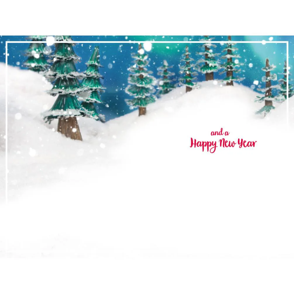 Bear Hanging Wreath Photo Finish Me to You Bear Christmas Card Extra Image 1