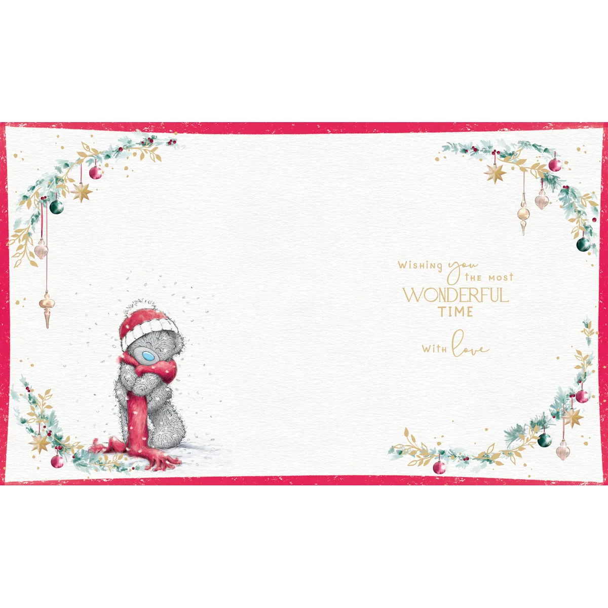 Lovely Aunty Me to You Bear Christmas Card Extra Image 1