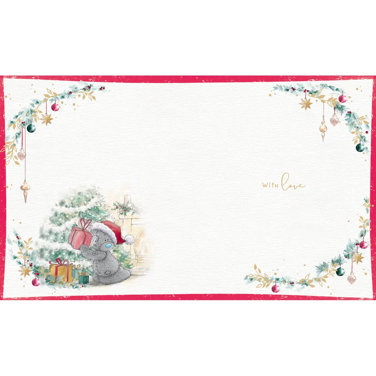 Seasons Greetings Me to You Bear Christmas Card Extra Image 1