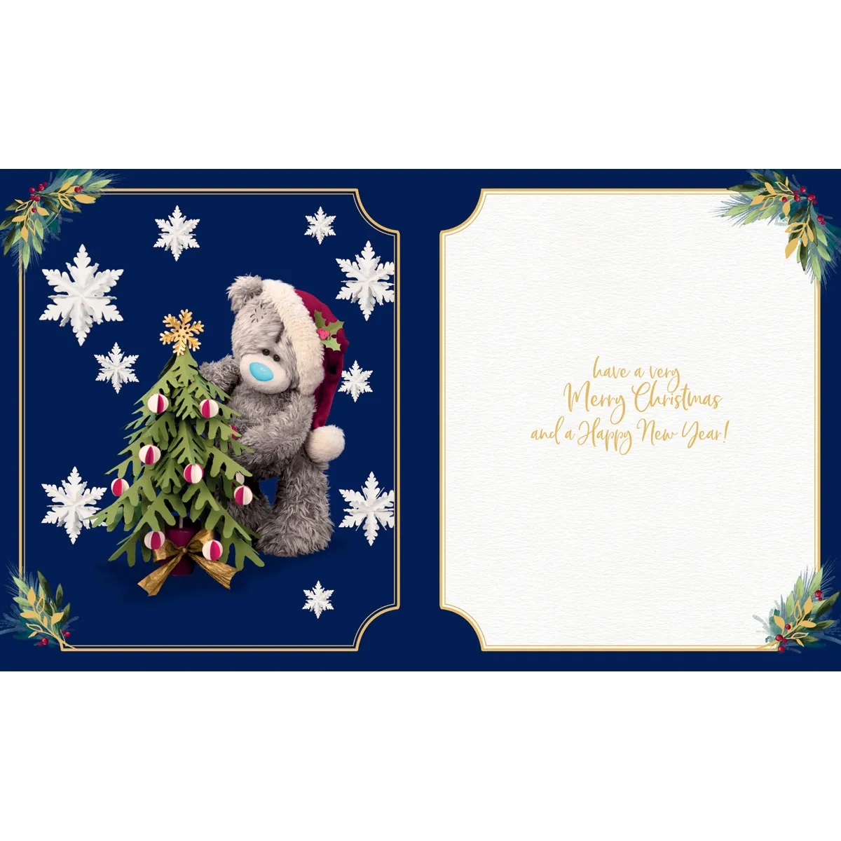 Oh Christmas Tree Photo Finish Me to You Bear Christmas Card Extra Image 1