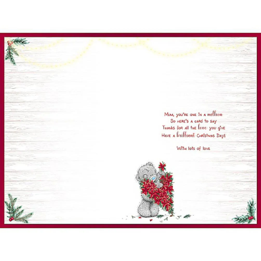 Wonderful Mum Me to You Bear Christmas Card Extra Image 1