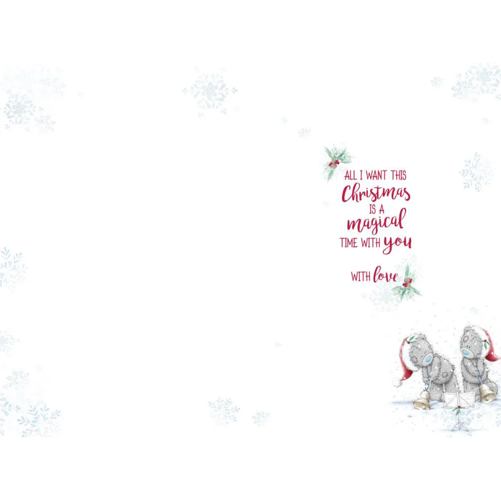 Gorgeous Fiance Me to You Bear Christmas Card Extra Image 1