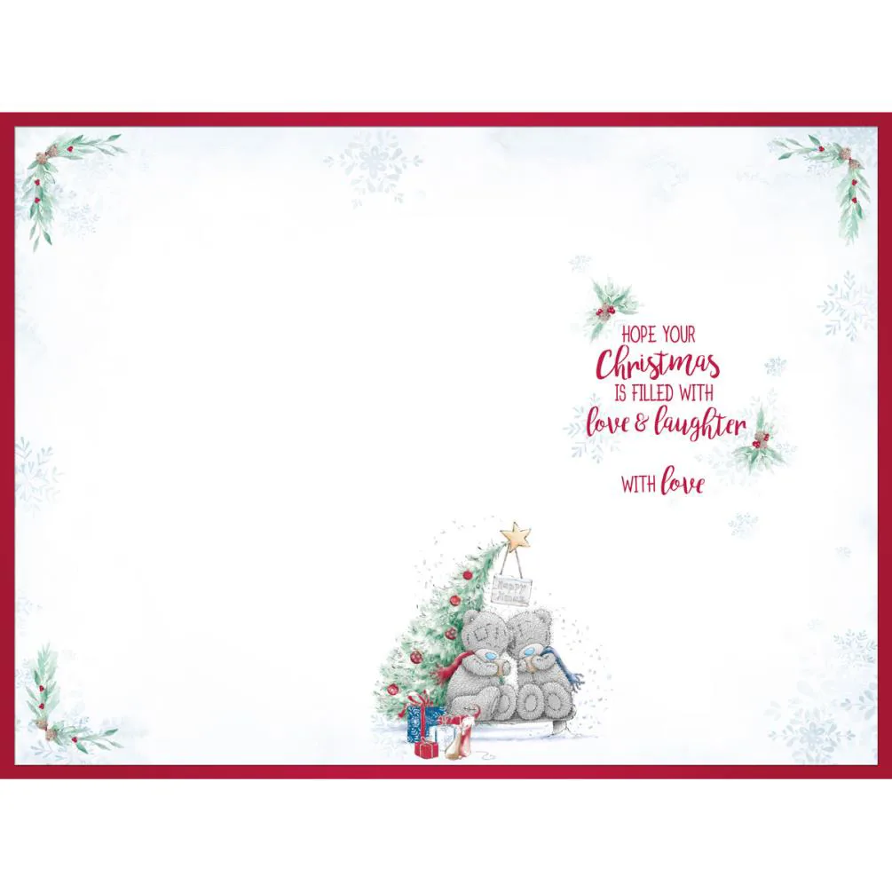 To You Both Me to You Bear Christmas Card Extra Image 1