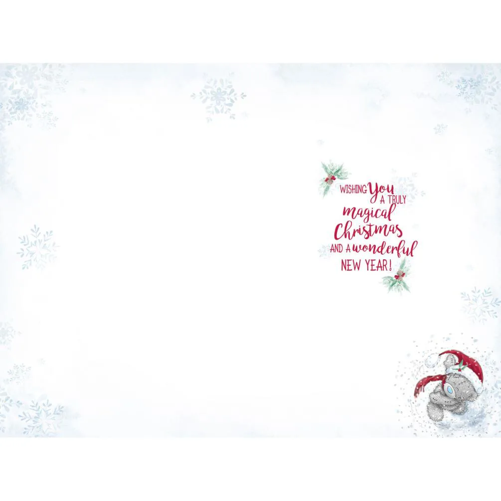 Tatty Teddy Pulling Sledge Me to You Bear Christmas Card Extra Image 1