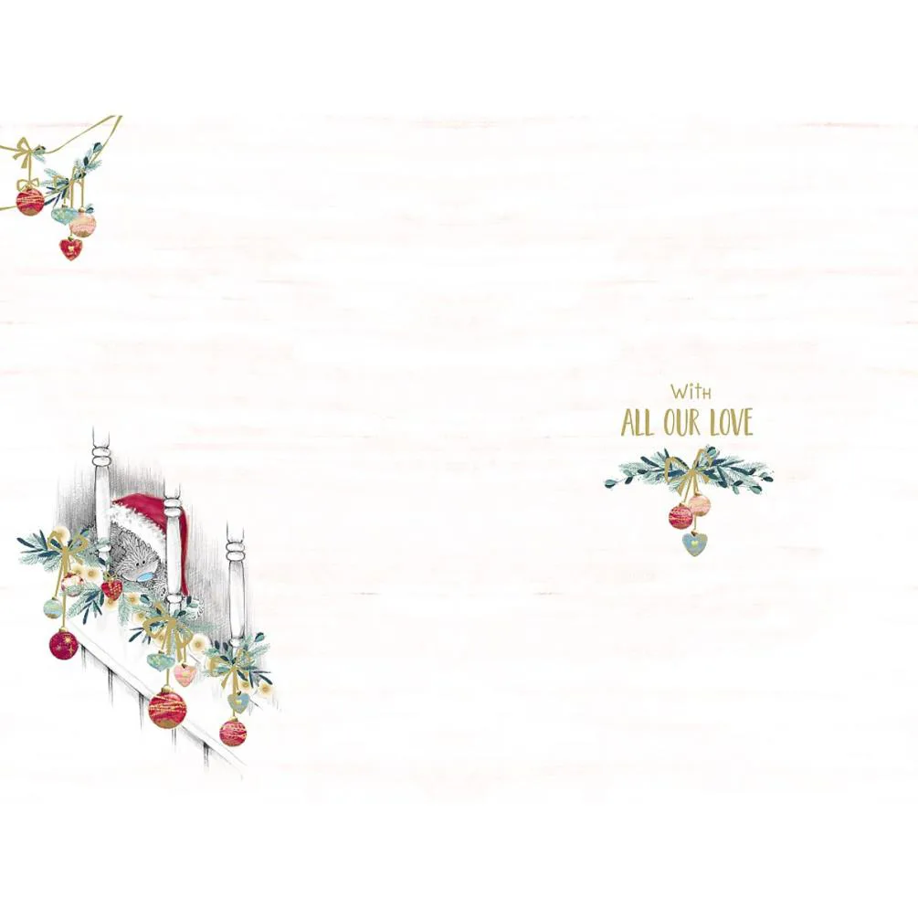 From All the Family Me to You Bear Christmas Card Extra Image 1