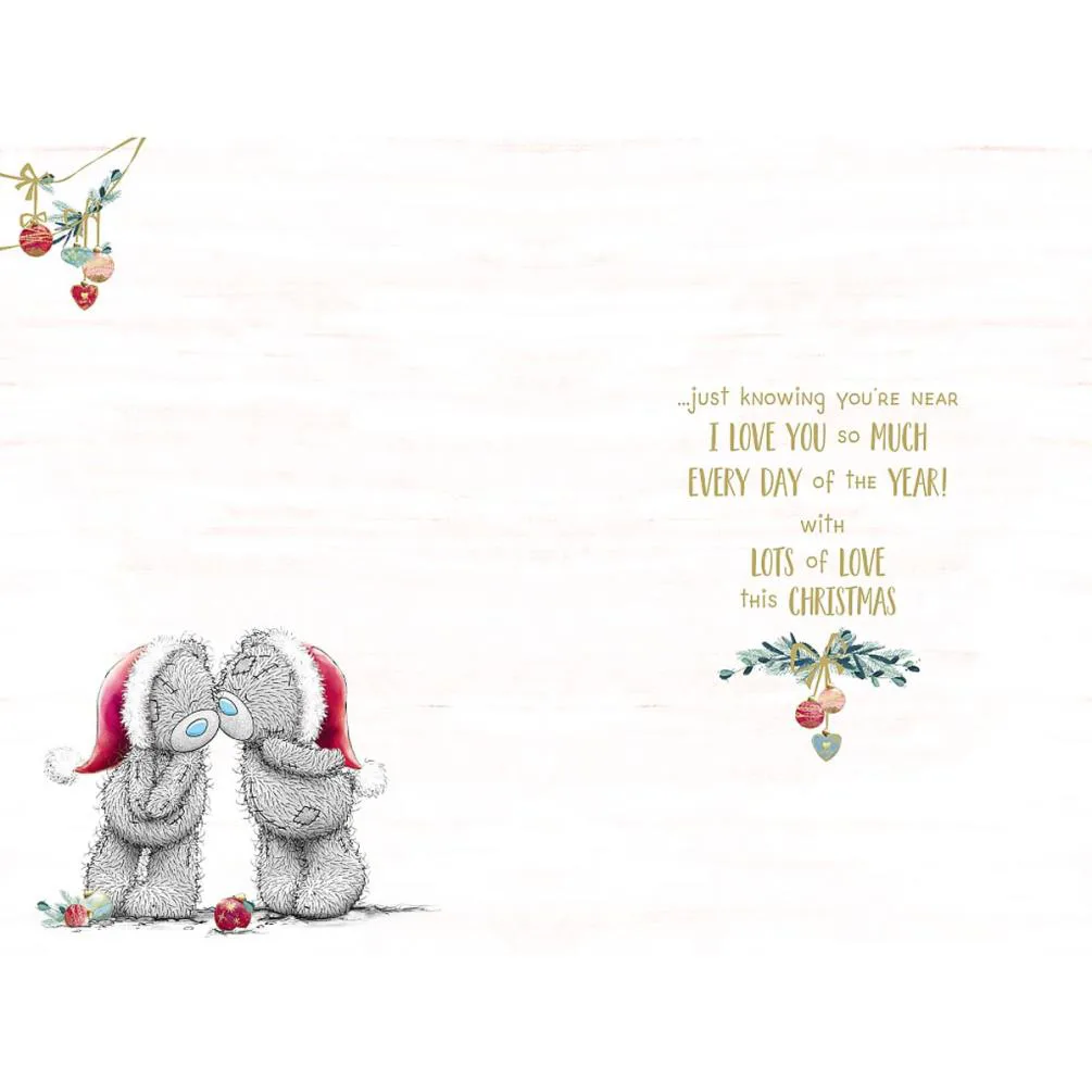 Beautiful Wife Me to You Bear Christmas Card Extra Image 1