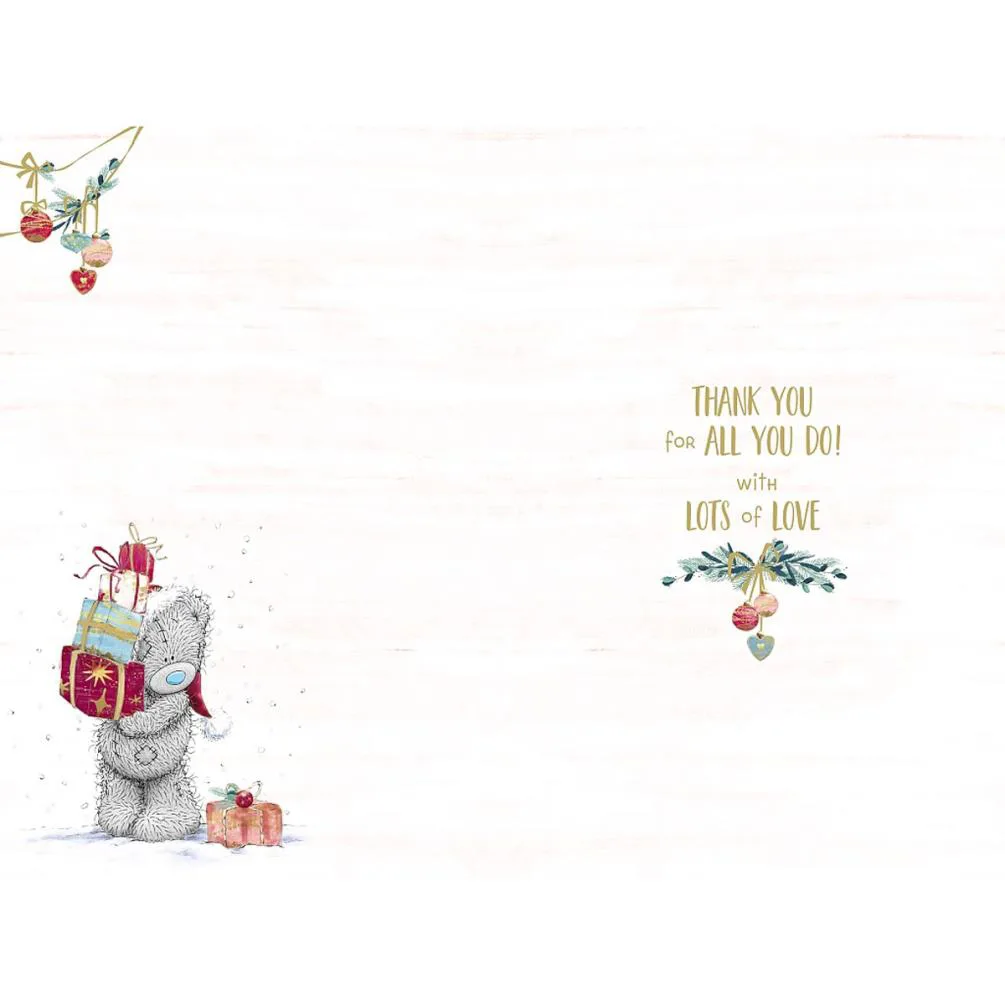 Lovely Mam Me to You Bear Christmas Card Extra Image 1