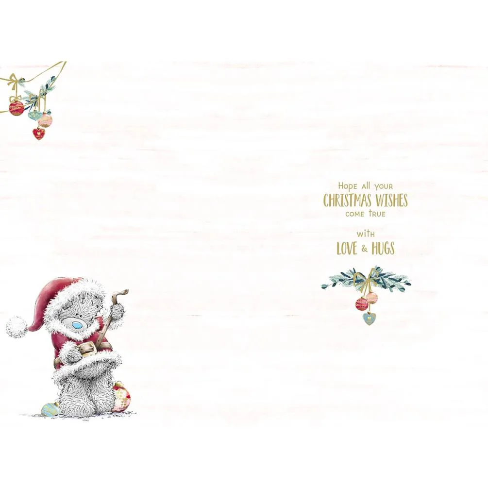 Granddaughter Me to You Bear Christmas Card Extra Image 1