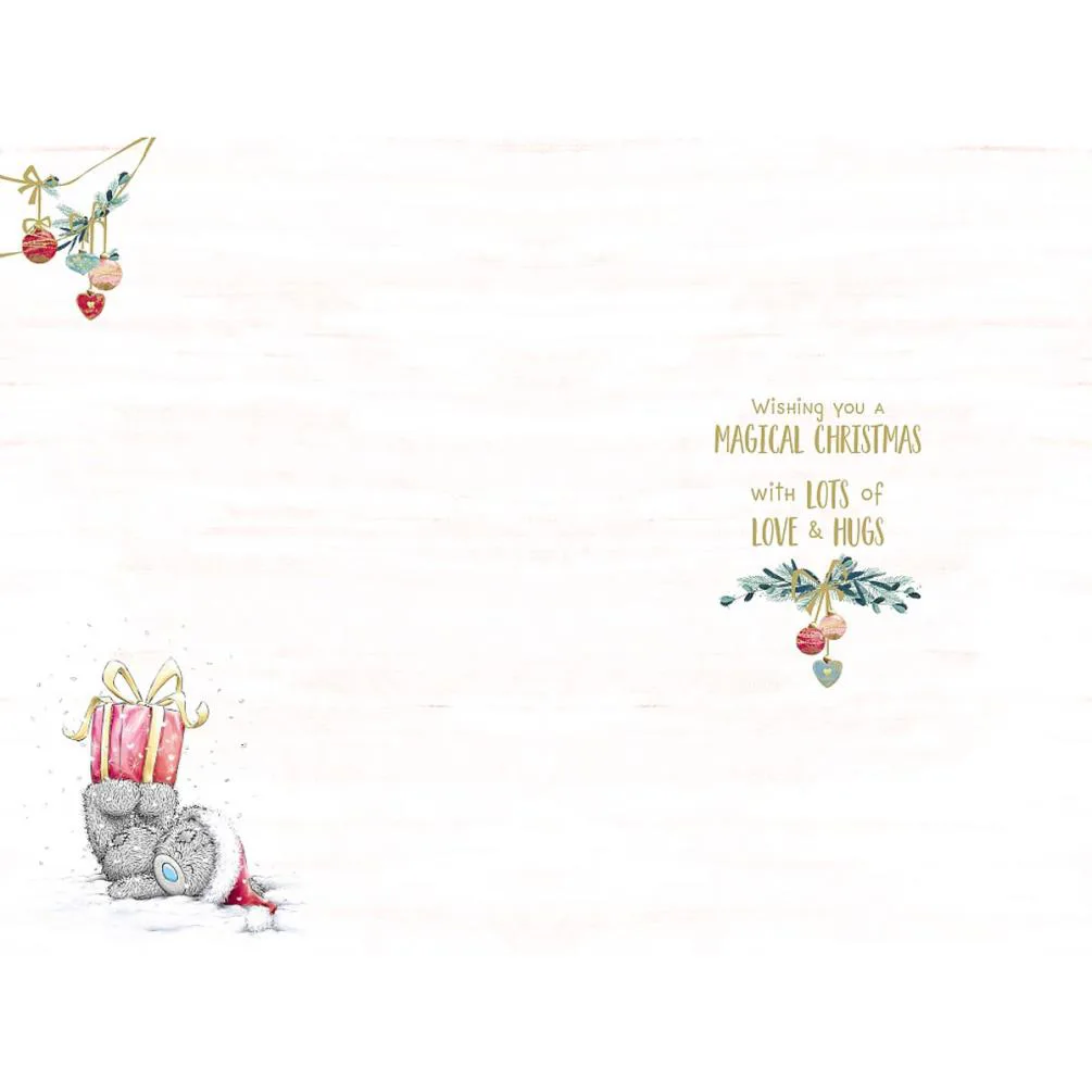Lovely Sister Me to You Bear Christmas Card Extra Image 1