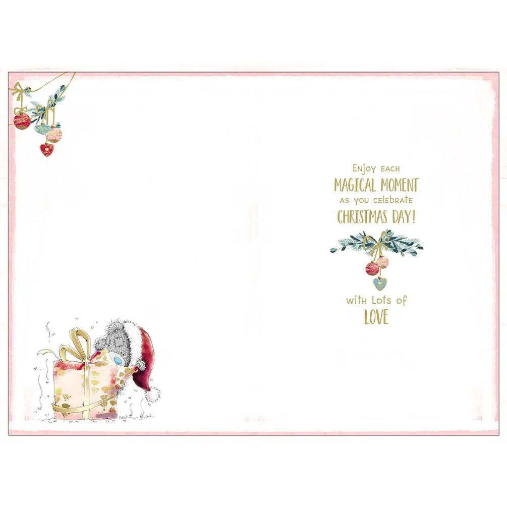 Granddaughter with Gifts Me to You Bear Christmas Card Extra Image 1