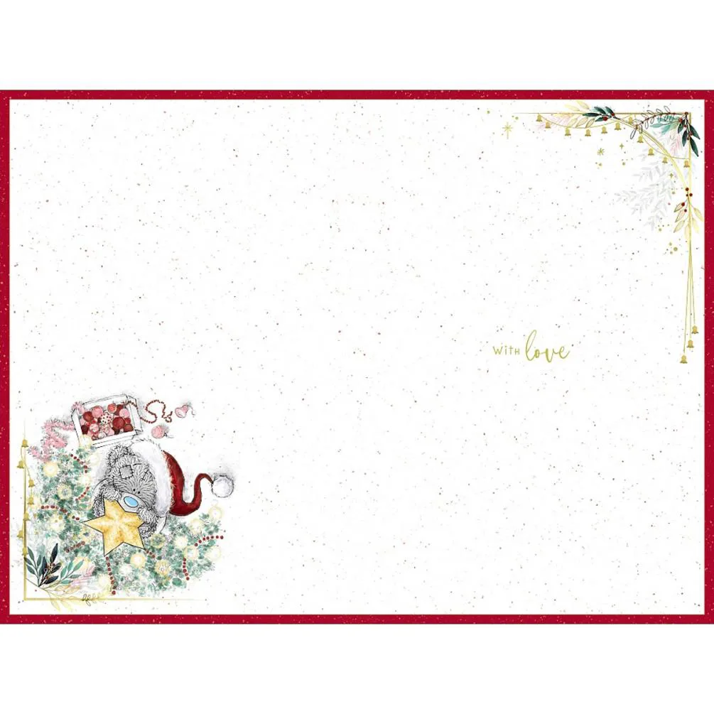 Decorating Tree Me to You Bear Christmas Card Extra Image 1