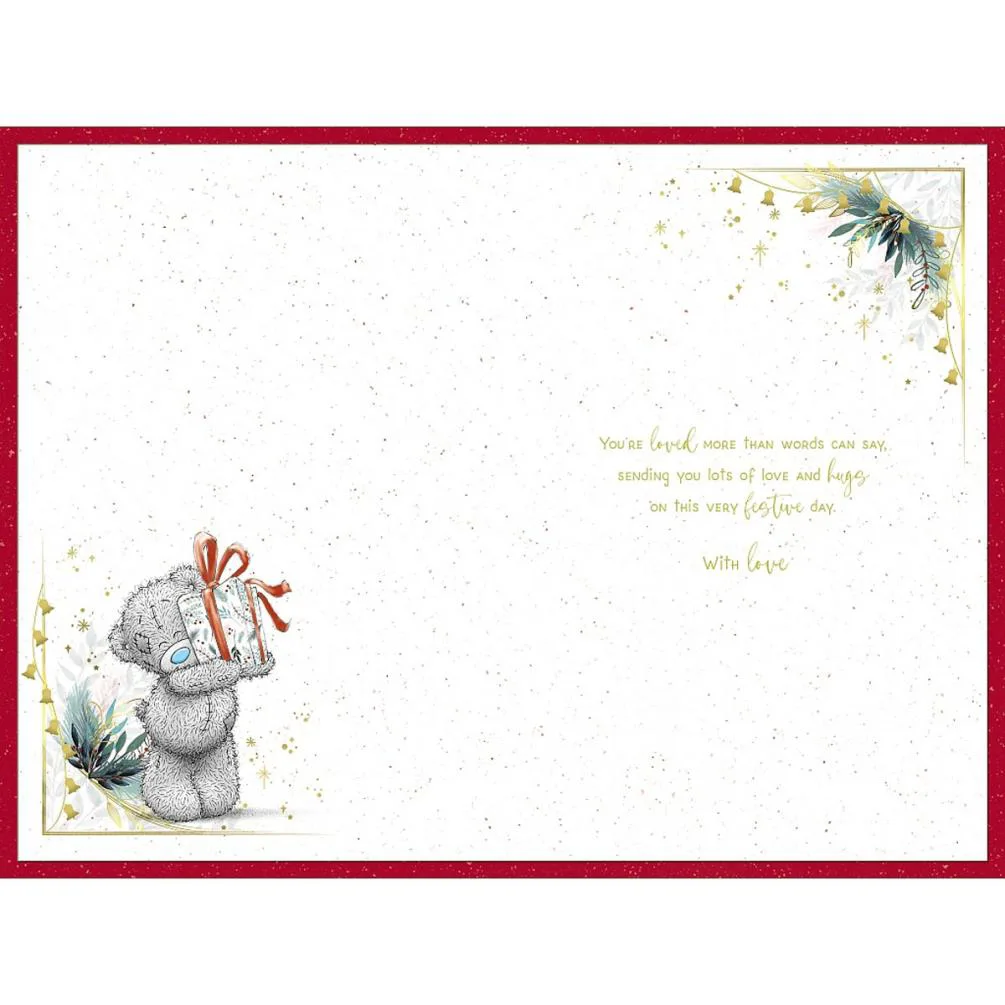 Lovely Daughter Verse Me to You Bear Christmas Card Extra Image 1