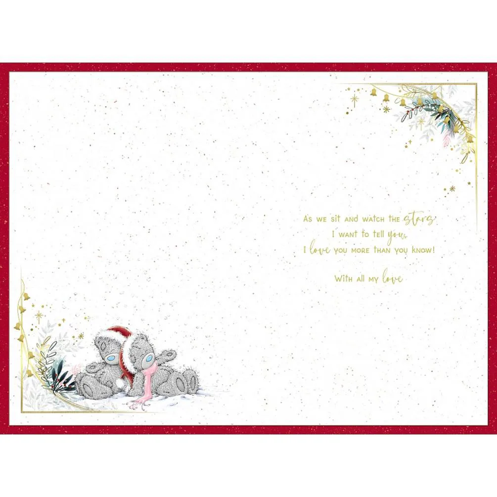 Lovely Girlfriend Verse Me to You Bear Christmas Card Extra Image 1