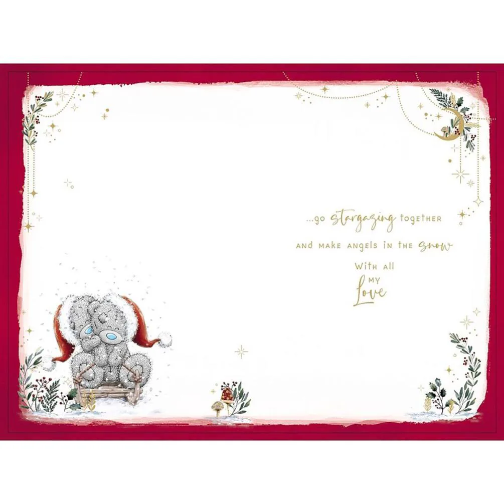 Beautiful Girlfriend Verse Me to You Bear Christmas Card Extra Image 1