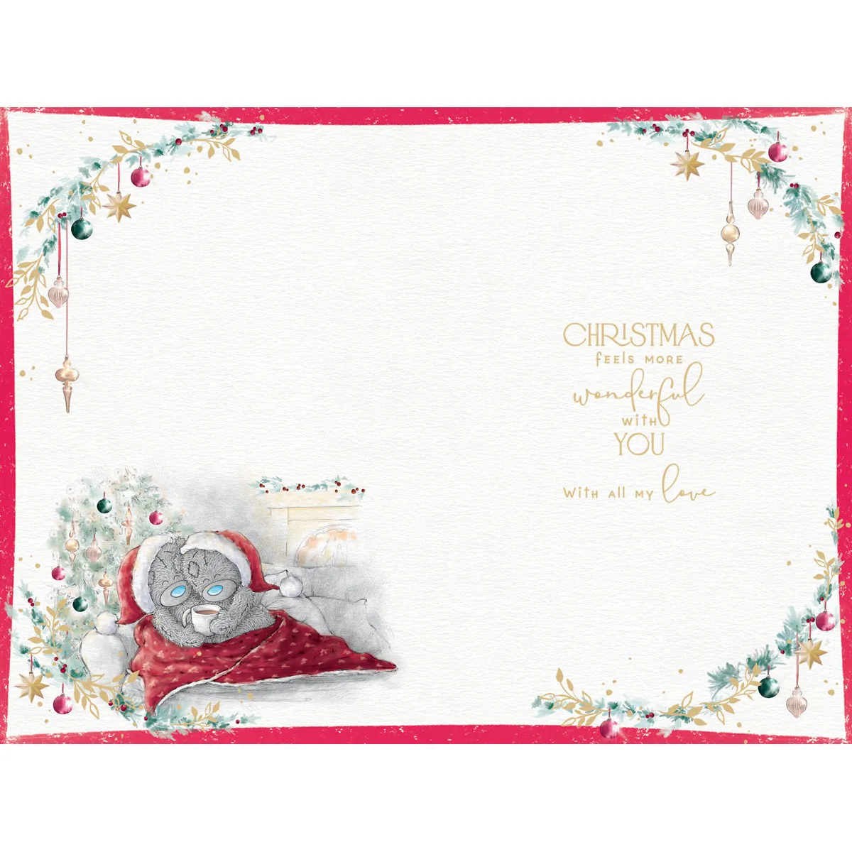 Beautiful Fiancee Me to You Bear Christmas Card Extra Image 1