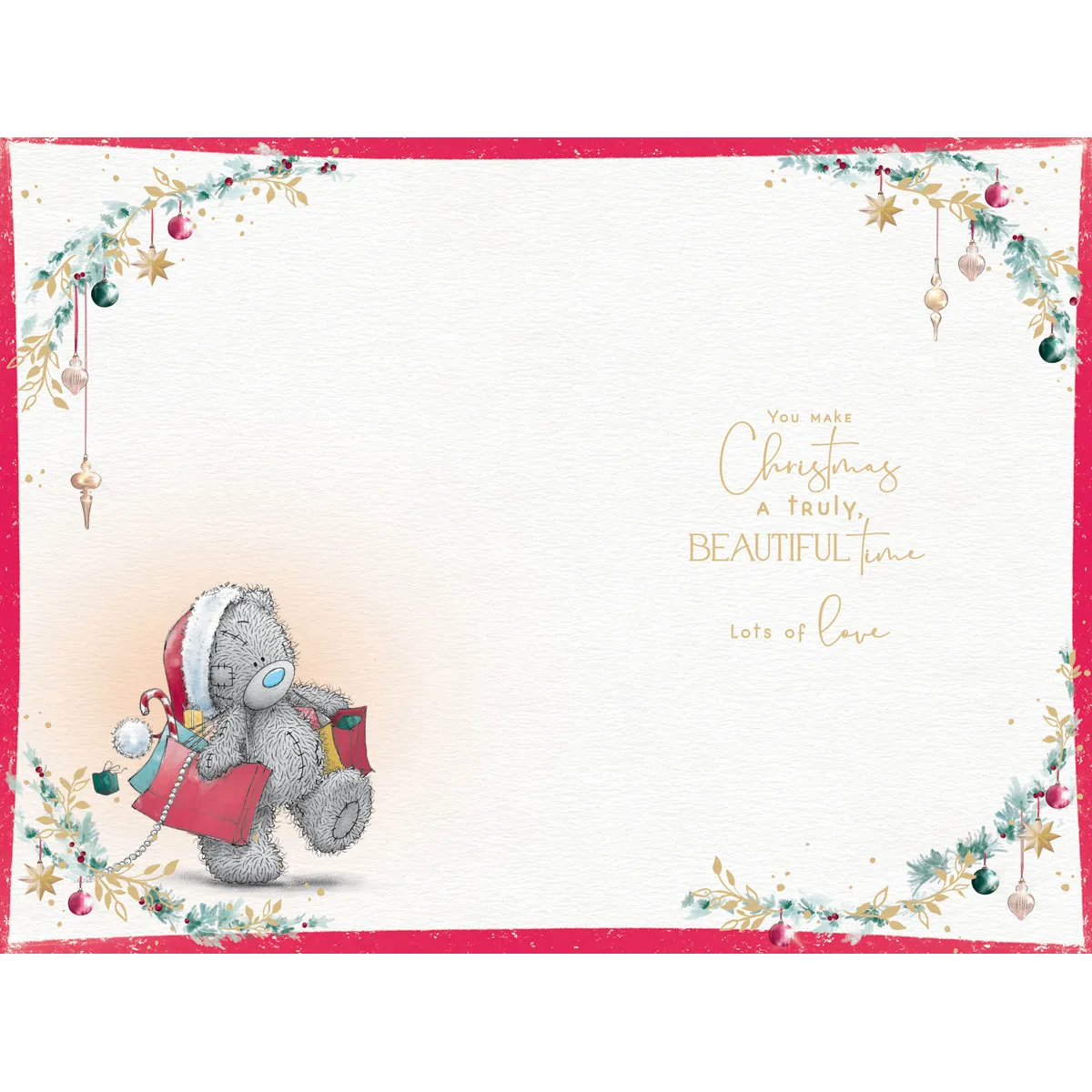 Special Mam Me to You Bear Christmas Card Extra Image 1