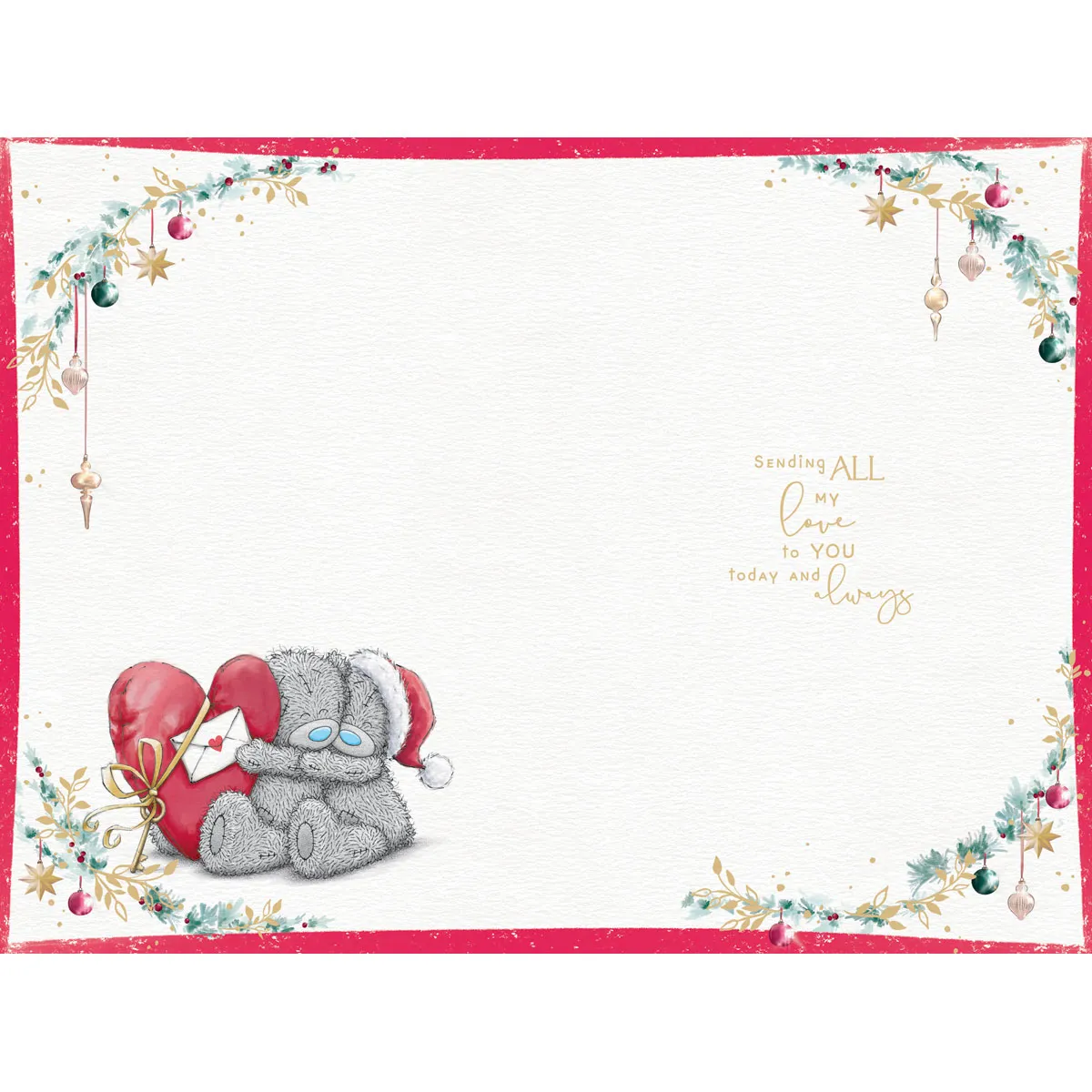 Beautiful Wife Me to You Bear Christmas Card Extra Image 1