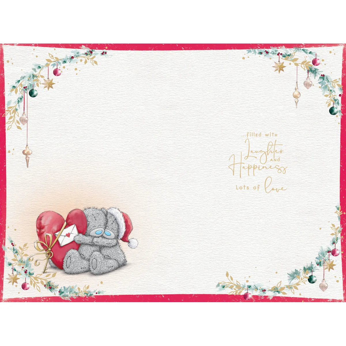Amazing Boyfriend Me to You Bear Christmas Card Extra Image 1