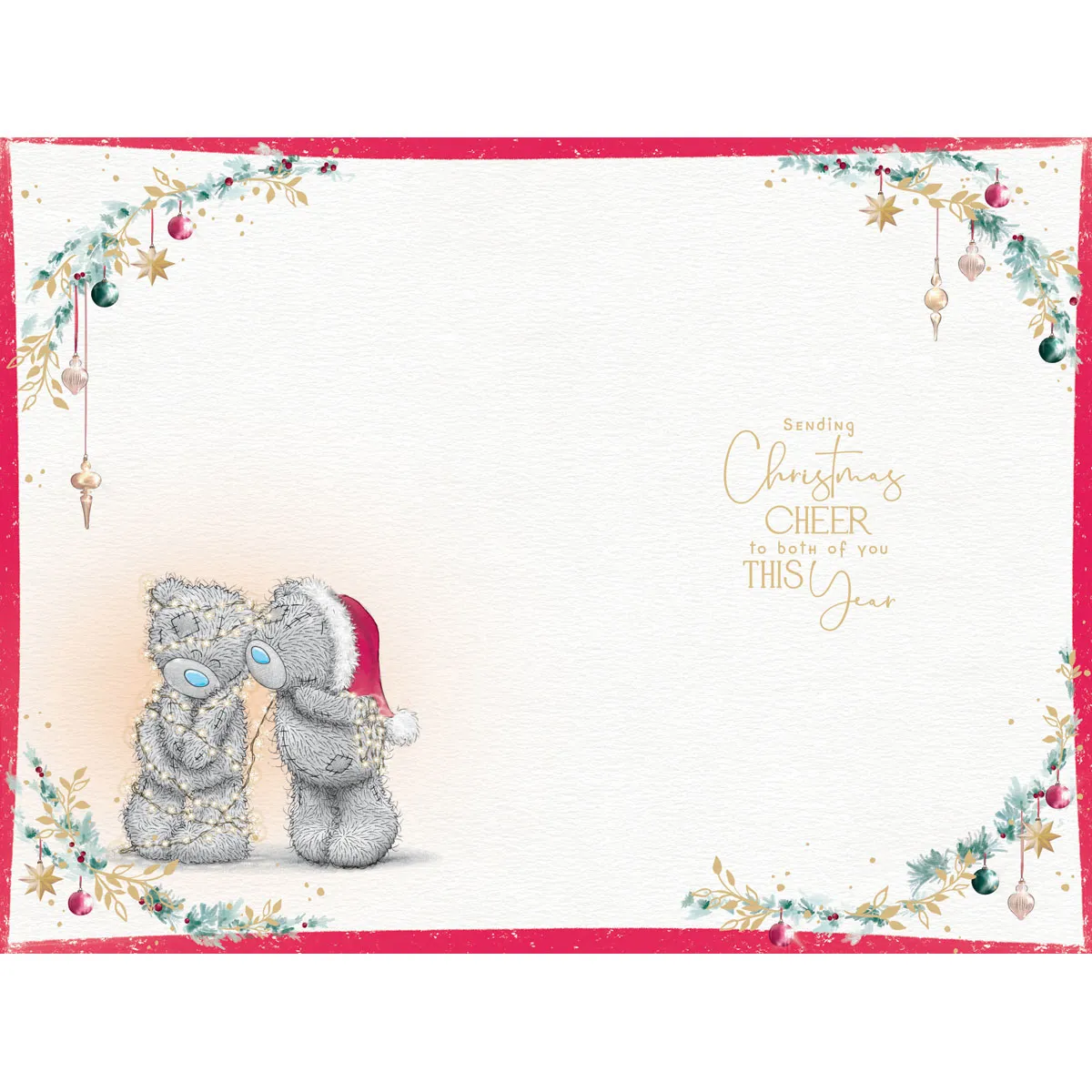 Amazing Brother & Partner Me to You Bear Christmas Card Extra Image 1