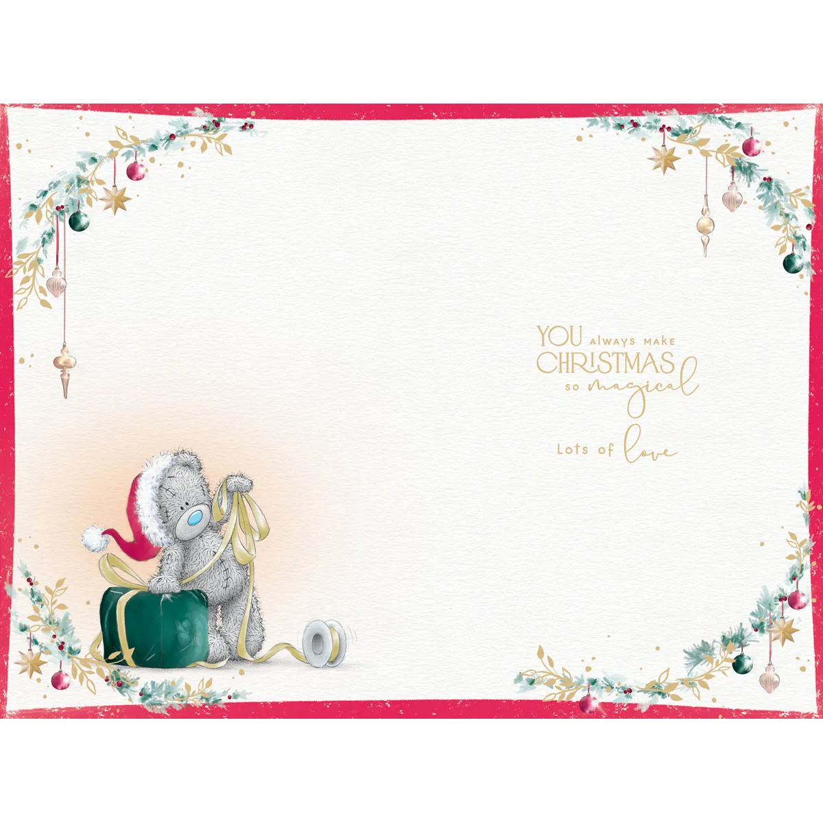 Best Daddy Me to You Bear Christmas Card Extra Image 1