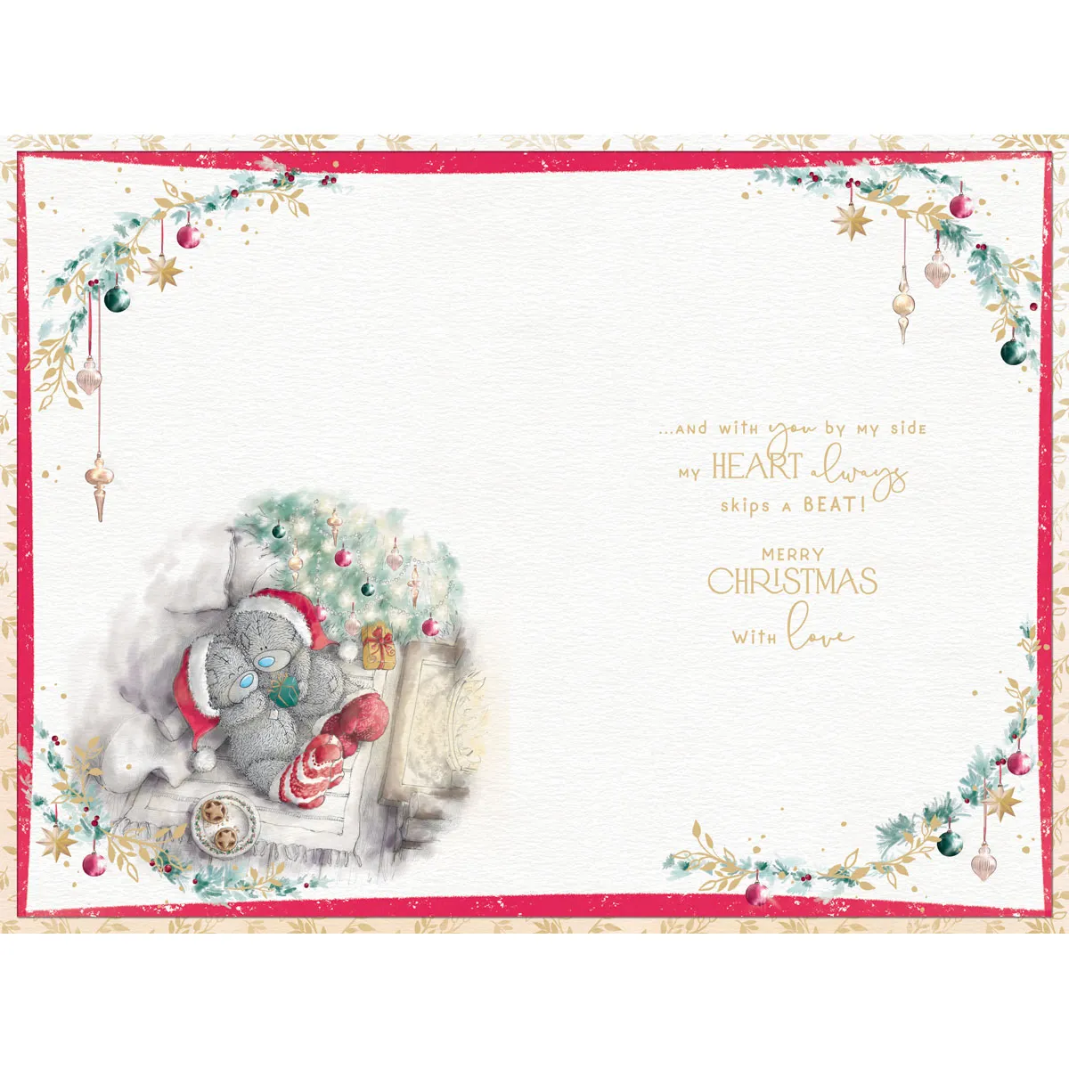 Amazing Girlfriend Verse Me to You Bear Christmas Card Extra Image 1