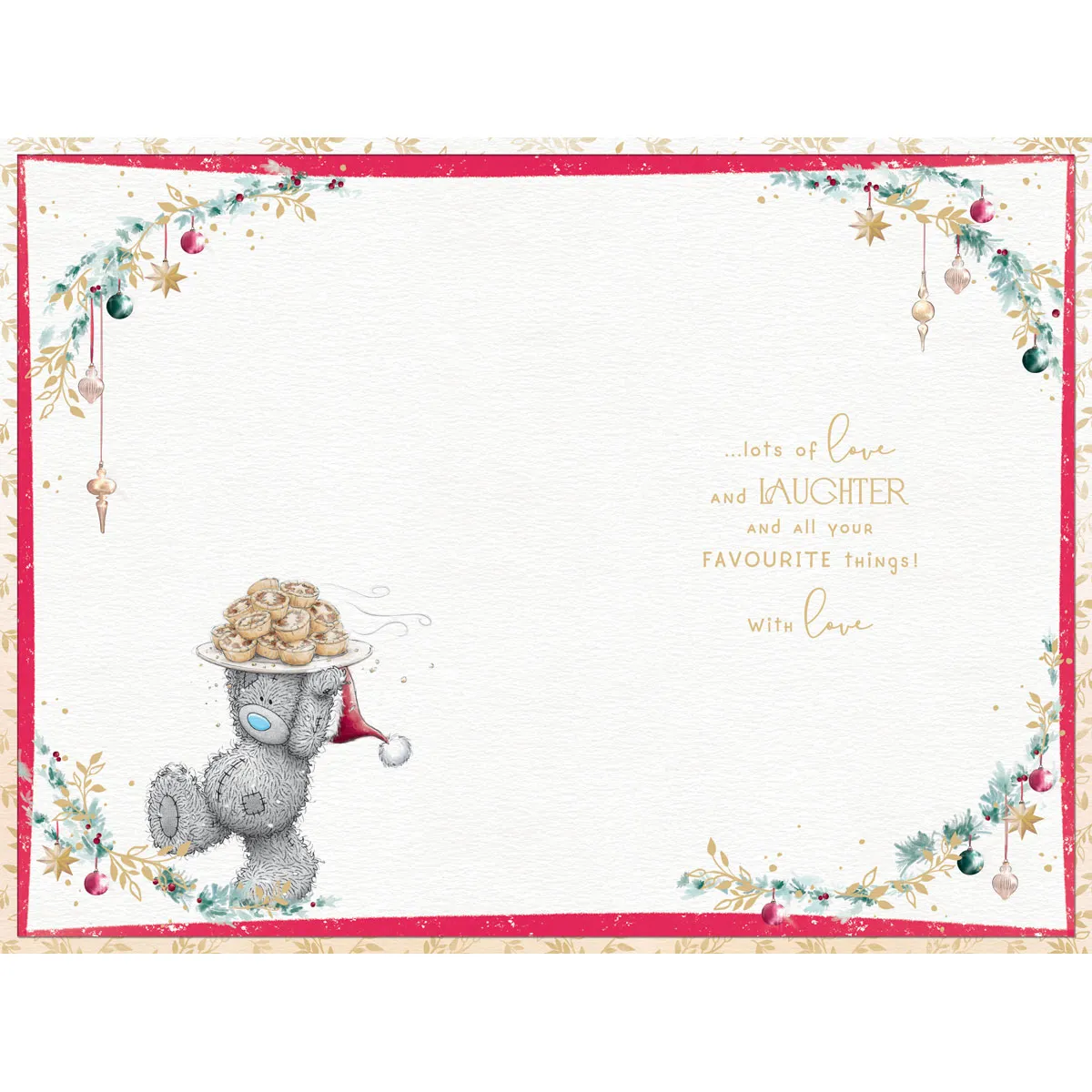 Lovely Granddaughter Verse Me to You Bear Christmas Card Extra Image 1
