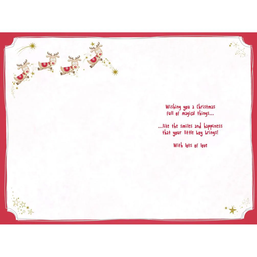 Son's 1st Christmas Tiny Tatty Teddy Me to You Bear Christmas Card Extra Image 1