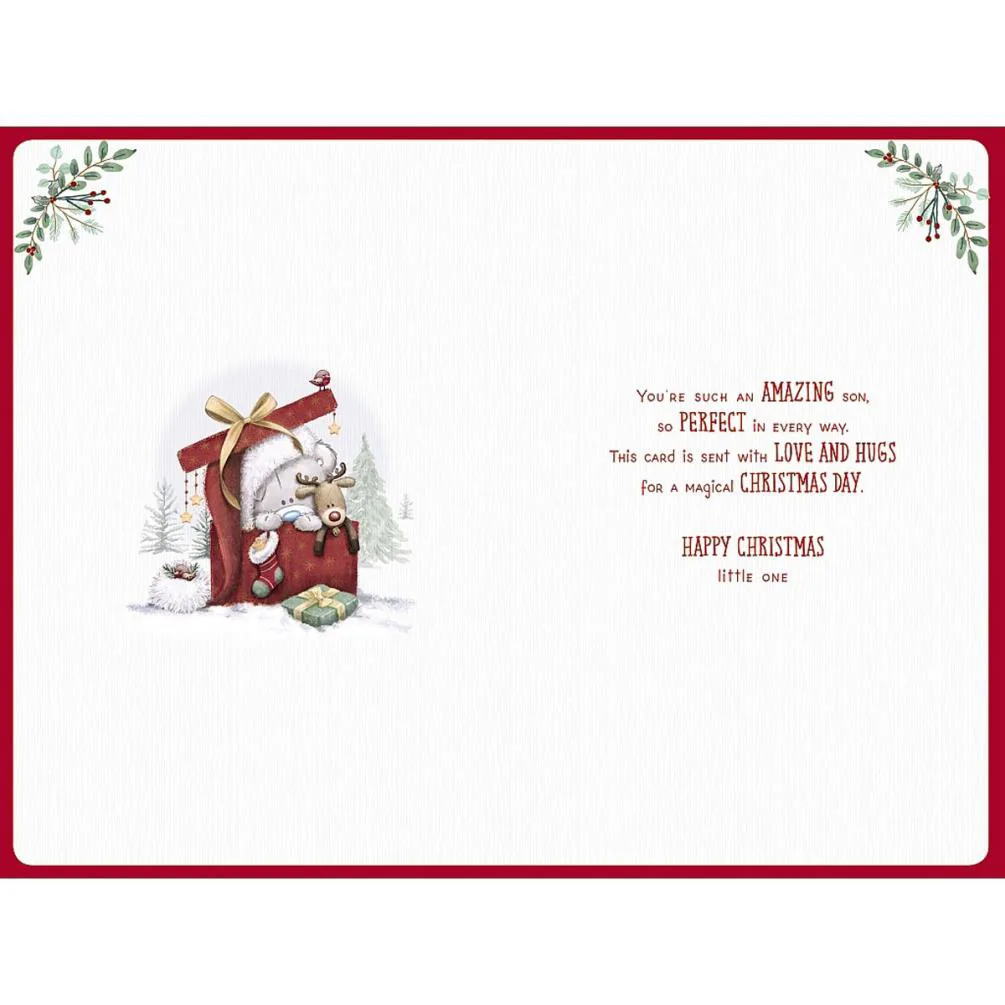 Son's 1st Christmas Me to You Bear Christmas Card Extra Image 1
