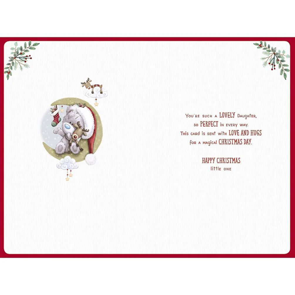 Daughter's 1st Christmas Me to You Bear Christmas Card Extra Image 1