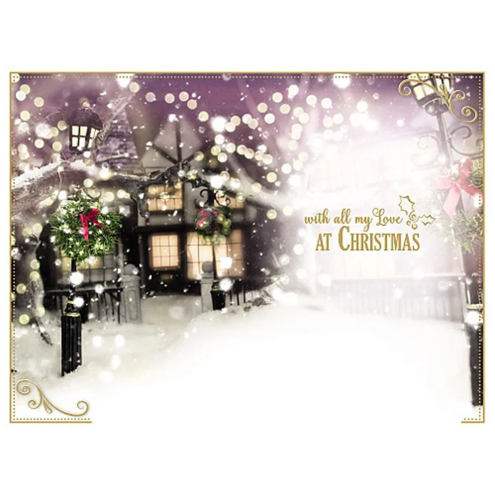 Wonderful Husband Photo Finish Me to You Bear Christmas Card Extra Image 1