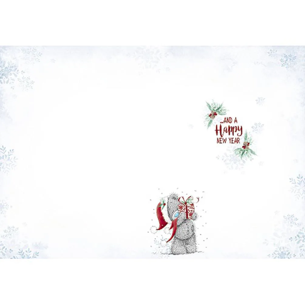 Bear Holding Snowman Me to You Bear Christmas Card Extra Image 1