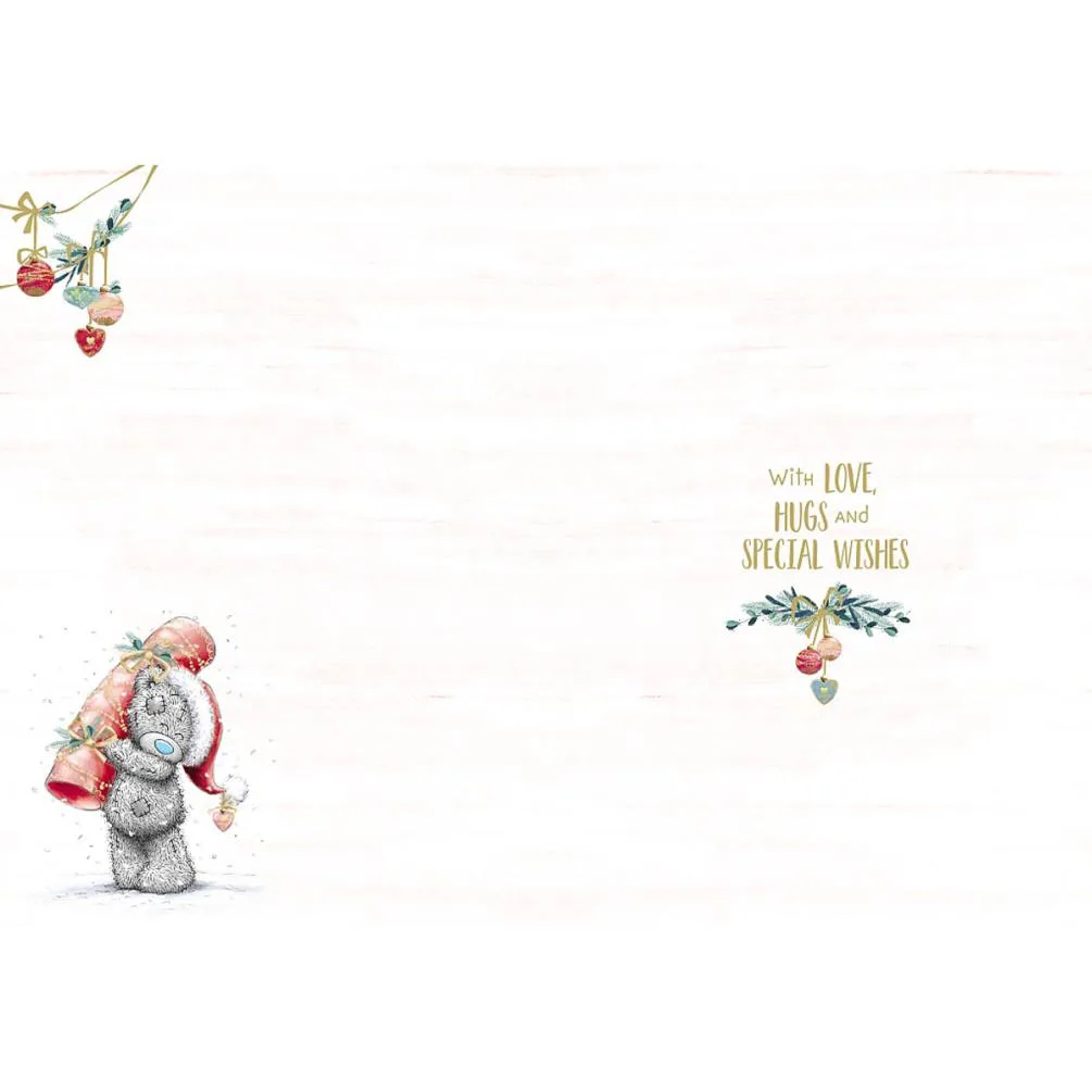 Sister Me to You Bear Christmas Card Extra Image 1