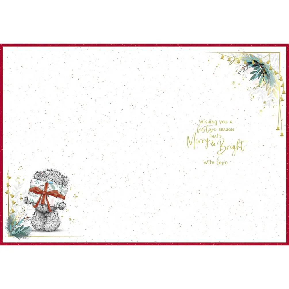 Lovely Friend Me to You Bear Christmas Card Extra Image 1