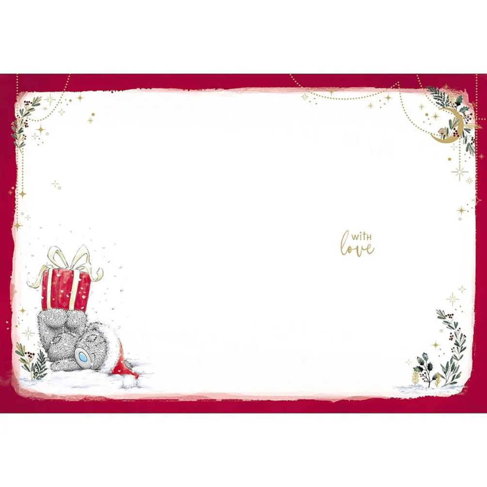 Wrapping Large Present Me to You Bear Christmas Card Extra Image 1