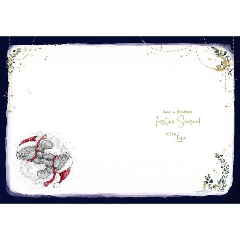 Lovely Friends Me to You Bear Christmas Card Extra Image 1