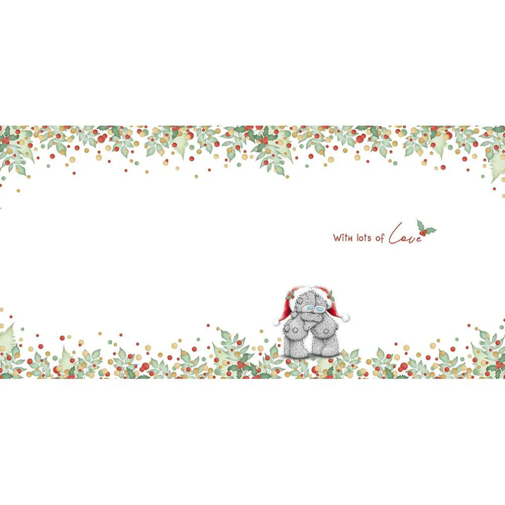 Merry Christmas Me to You Bear Christmas Card Extra Image 1