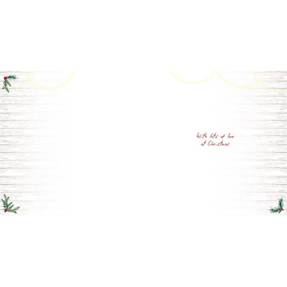 Tatty Teddy Decorating Tree Softly Drawn Me to You Bear Christmas Card Extra Image 1