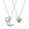Mum & Daughter 2 Piece Me to You Bear Charm Necklace Set